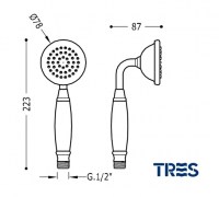 TELEDUCHA ANTICALCAREA CLASSIC TRES GRIFERIA